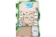 Beach Style House Plan - 3 Beds 3.5 Baths 4501 Sq/Ft Plan #27-513 