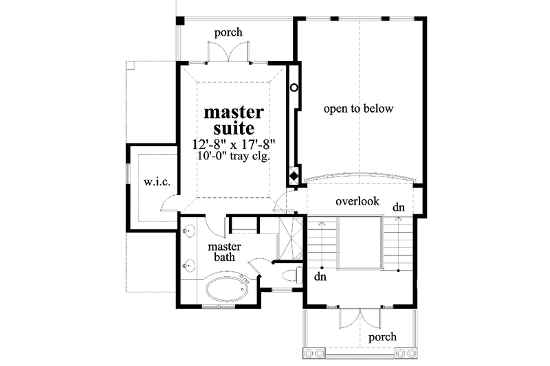 Home Plan - Floor Plan - Upper Floor for Traditional House Plan #930-117 - 3 bed, 2 bath