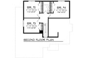 Traditional Style House Plan - 4 Beds 2.5 Baths 1690 Sq/Ft Plan #70-1163 