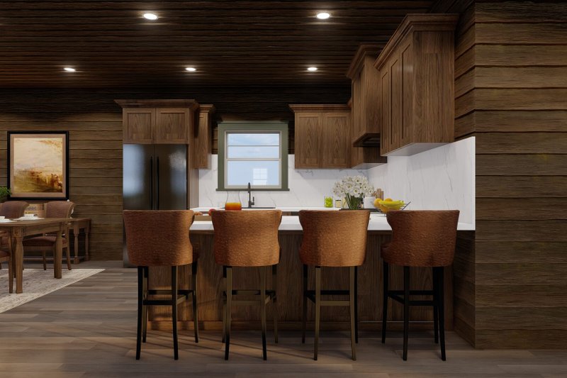 House Blueprint - Interior - Kitchen 2 for Country House Plan #17-3449 - 2 bed, 2 bath