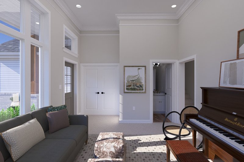 Architectural House Design - Interior - Family Room for Farmhouse House Plan #1060-247 - 3 bed, 3.5 bath