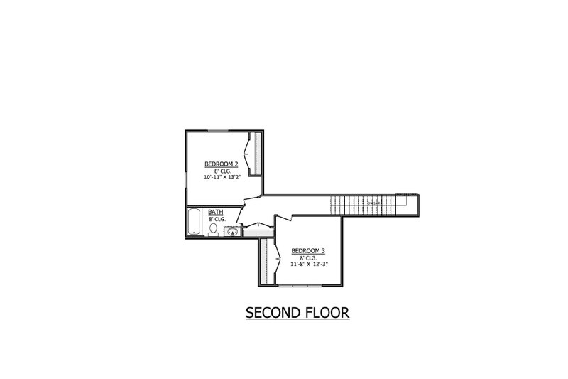 Dream House Plan - Floor Plan - Upper Floor for Country House Plan #1089-61 - 3 bed, 2.5 bath