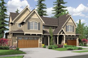 Craftsman Exterior - Front Elevation Plan #48-566