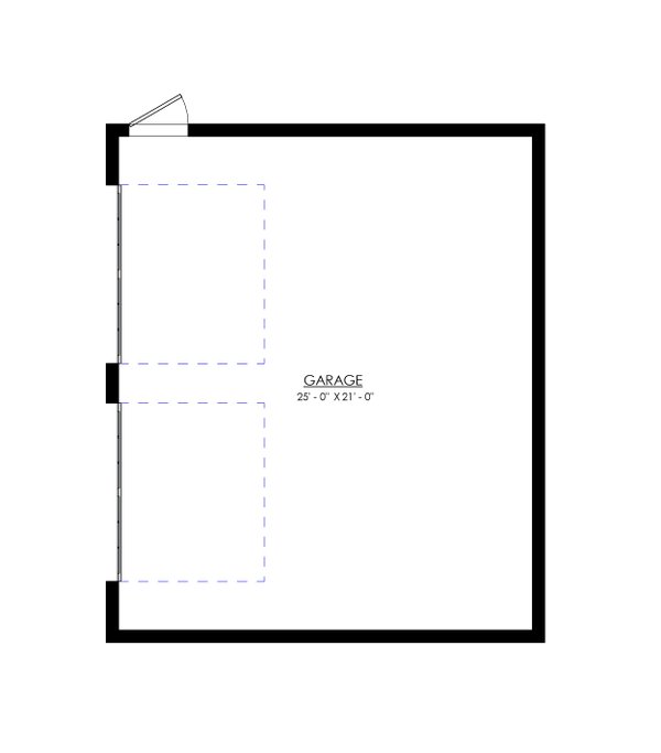 Home Plan - Floor Plan - Main Floor for Colonial House Plan #1114-44, 0 bath
