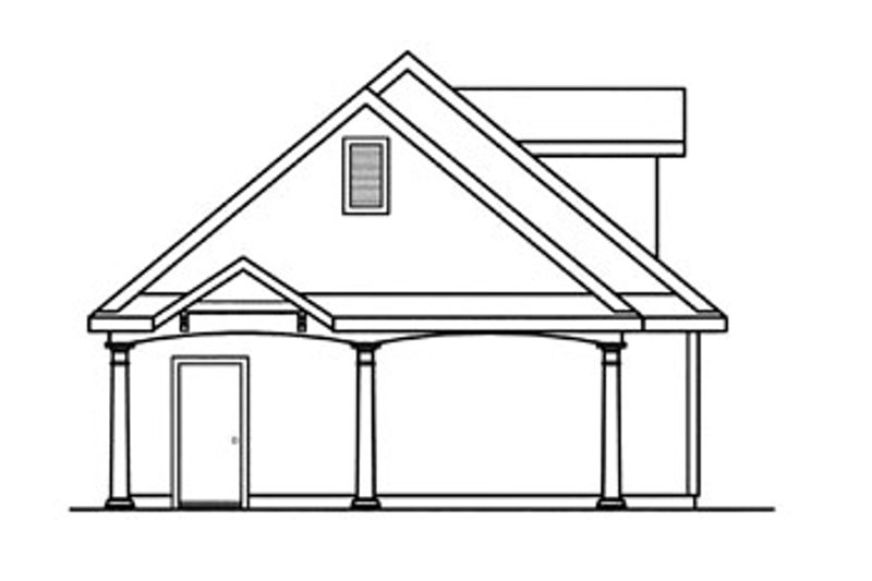 Home Plan - Exterior - Other Elevation for Traditional House Plan #124-653, 0 bath