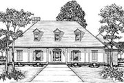 European Style House Plan - 3 Beds 2 Baths 2838 Sq/Ft Plan #36-223 