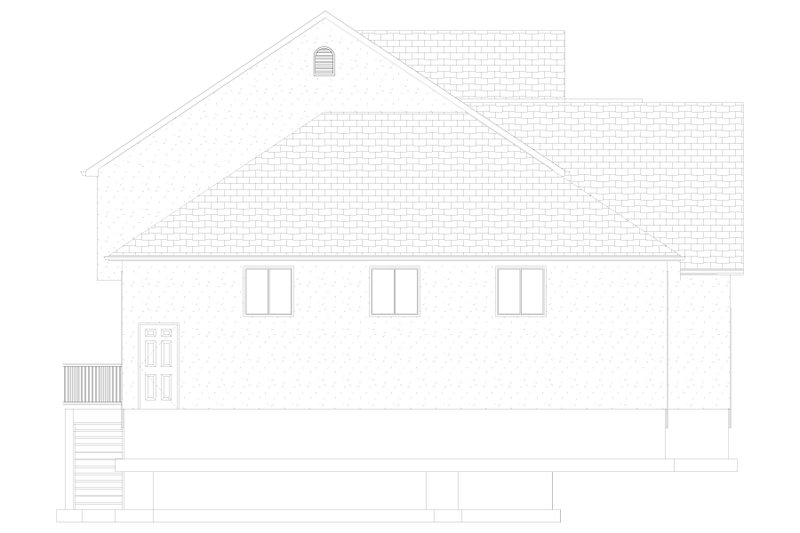 House Plan Design - Exterior - Other Elevation for Traditional House Plan #1060-153 - 5 bed, 4 bath