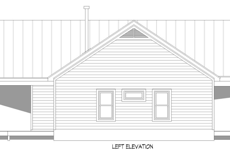 Dream House Plan - Exterior - Other Elevation for Country House Plan #932-511 - 3 bed, 2 bath