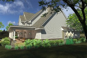 Exterior - Other Elevation for Farmhouse House Plan #120-189 - 3 bed, 3 bath