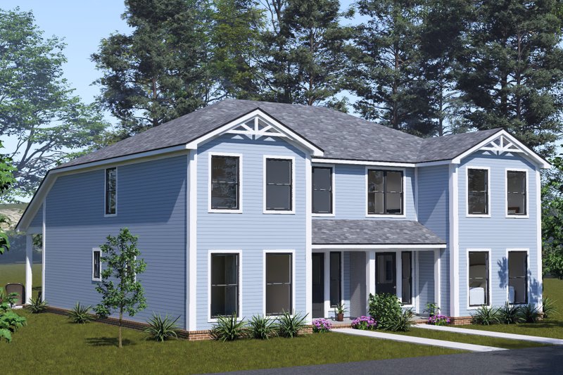 Architectural House Design - Exterior - Other Elevation 2 for Traditional House Plan #513-2458 - 3 bed, 2 bath