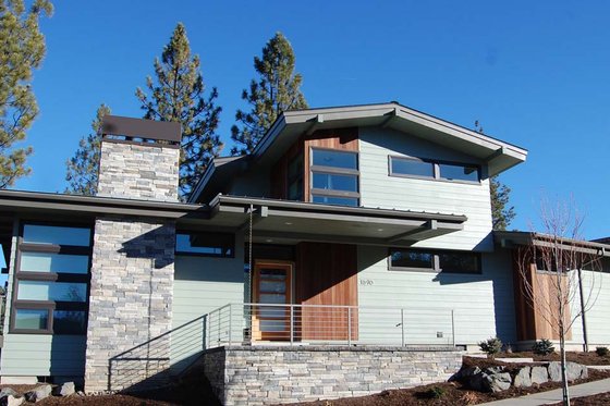 Exterior - Other Elevation for Modern House Plan #895-24 - 4 bed, 2.5 bath