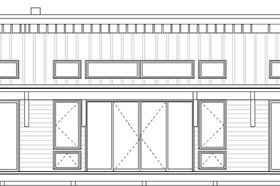 Exterior - Other Elevation 2 for Modern House Plan #895-135 - 2 bed, 2 bath