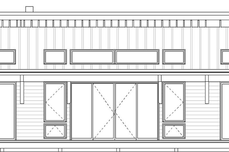 Home Plan - Exterior - Other Elevation 2 for Modern House Plan #895-135 - 2 bed, 2 bath