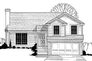 Traditional Exterior - Front Elevation Plan #67-117