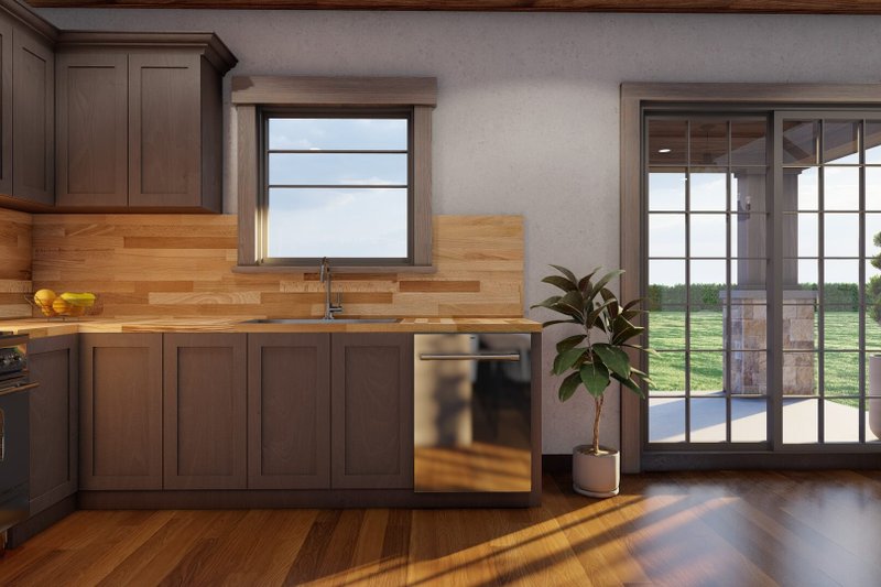 Home Plan - Interior - Kitchen 2 for Craftsman House Plan #17-2813 - 3 bed, 2.5 bath