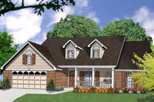 Traditional Exterior - Front Elevation Plan #40-236