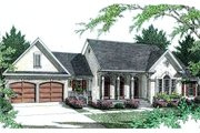 European Style House Plan - 3 Beds 2.5 Baths 1860 Sq/Ft Plan #406-209 