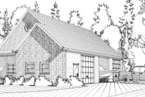 Traditional Exterior - Front Elevation Plan #63-333