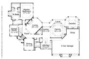 European Style House Plan - 4 Beds 3.5 Baths 4239 Sq/Ft Plan #411-676 