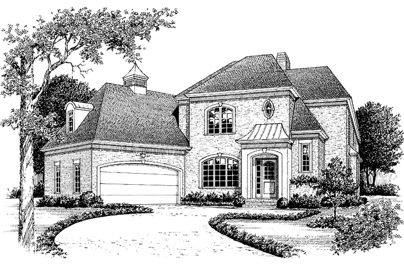 Architectural House Design - Country Exterior - Front Elevation Plan #453-269