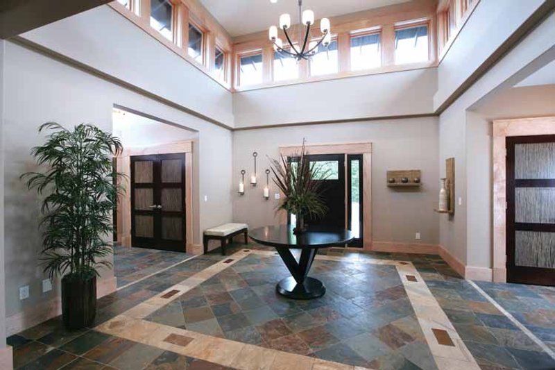 Dream House Plan - Interior - Entry for Prairie House Plan #928-62 - 4 bed, 4 bath