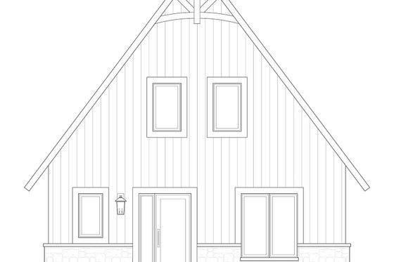 Exterior - Front Elevation 3 for Cottage House Plan #23-2898 - 3 bed, 2 bath