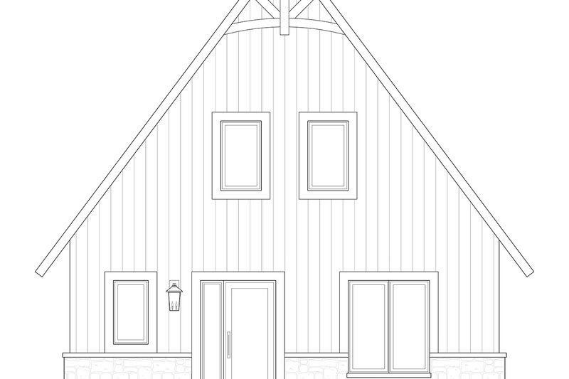 House Design - Exterior - Front Elevation 3 for Cottage House Plan #23-2898 - 3 bed, 2 bath
