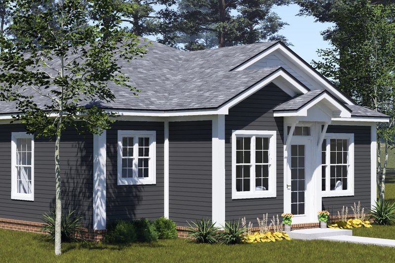 House Blueprint - Exterior - Other Elevation 1 for Cottage House Plan #513-2448 - 4 bed, 3 bath