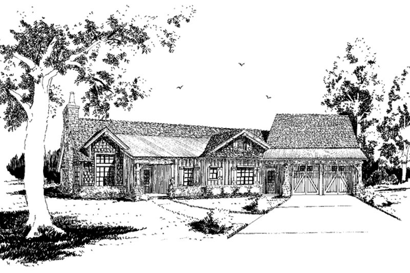 Architectural House Design - Exterior - Front Elevation 4 for Country House Plan #942-29 - 4 bed, 3 bath