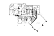 Ranch Style House Plan - 4 Beds 4.5 Baths 4125 Sq/Ft Plan #942-32 