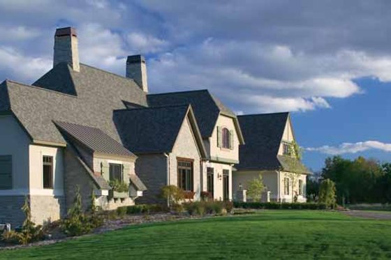 Exterior - Front Elevation 4 for European House Plan #928-66 - 4 bed, 3.5 bath