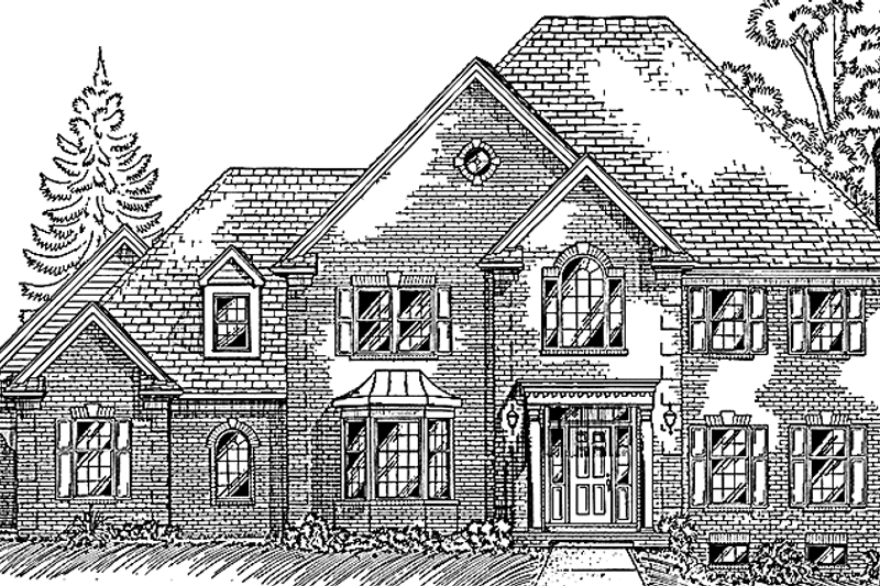 House Design - European Exterior - Front Elevation Plan #994-7