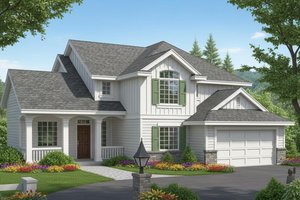 Traditional Exterior - Front Elevation Plan #100-224