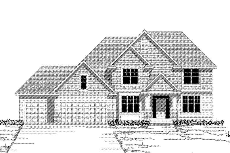 Dream House Plan - Traditional Exterior - Front Elevation Plan #51-1054