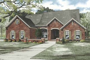 Traditional Exterior - Front Elevation Plan #17-3264