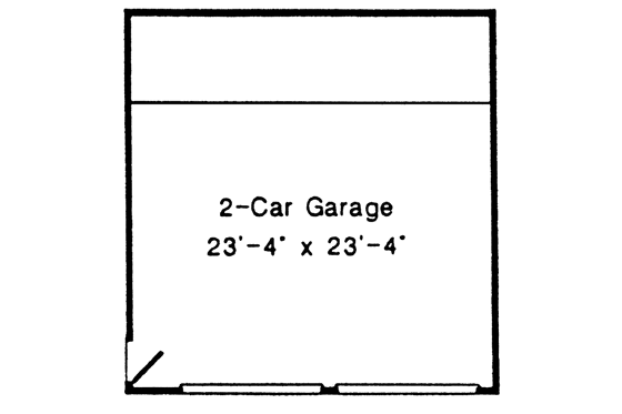Floor Plan - Main Floor House Plan #410-3607, 0 bath