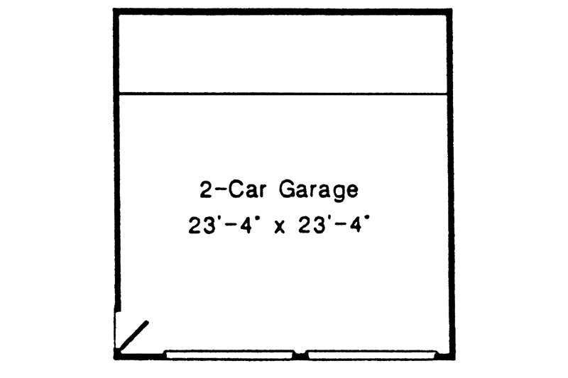 House Blueprint - Floor Plan - Main Floor House Plan #410-3607, 0 bath
