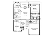 Traditional Style House Plan - 3 Beds 2 Baths 1822 Sq/Ft Plan #42-247 