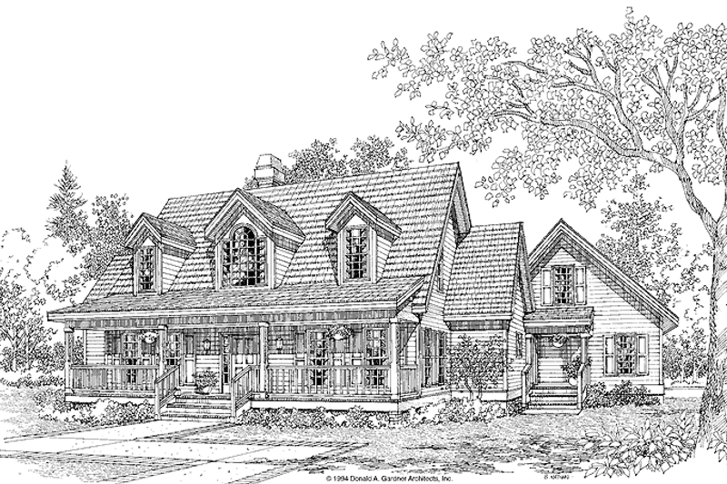 Home Plan - Exterior - Front Elevation 3 for Country House Plan #929-174 - 3 bed, 2.5 bath