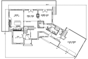 European Style House Plan - 3 Beds 4 Baths 3618 Sq/Ft Plan #117-159 