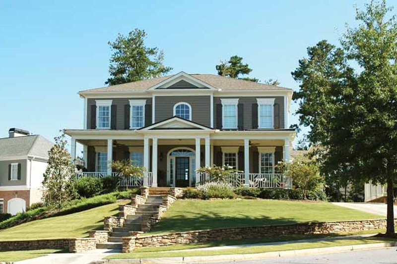 Dream House Plan - Classical Exterior - Front Elevation Plan #429-263
