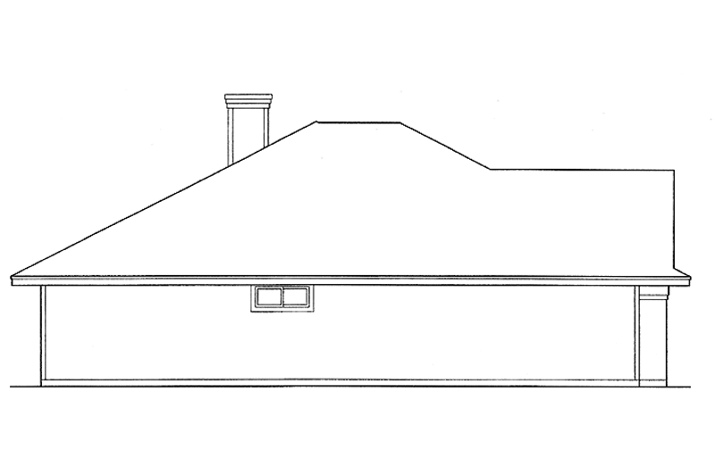 House Blueprint - Exterior - Other Elevation for Traditional House Plan #472-429 - 3 bed, 2 bath