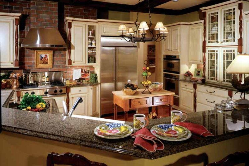 Home Plan - Interior - Kitchen for Colonial House Plan #429-327 - 4 bed, 3.5 bath