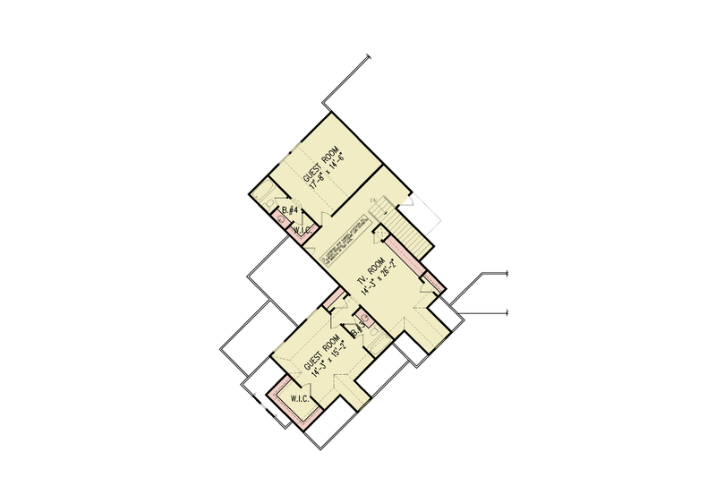 House Plan Design - Floor Plan - Upper Floor for Craftsman House Plan #54-697 - 4 bed, 4.5 bath