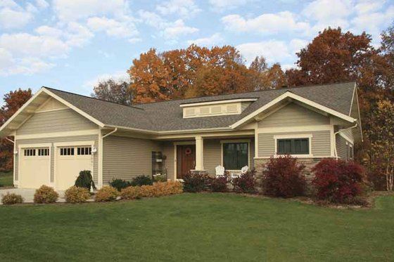 Exterior - Front Elevation 4 for Craftsman House Plan #928-80 - 3 bed, 3.5 bath