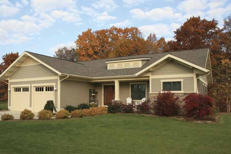 Home Plan - Exterior - Front Elevation 4 for Craftsman House Plan #928-80 - 3 bed, 3.5 bath