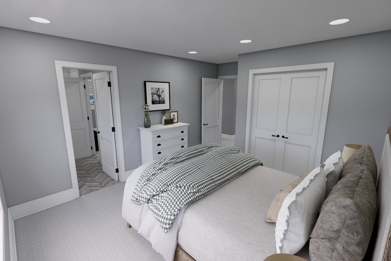 Dream House Plan - Interior - Bedroom for Farmhouse House Plan #51-1251 - 3 bed, 3.5 bath