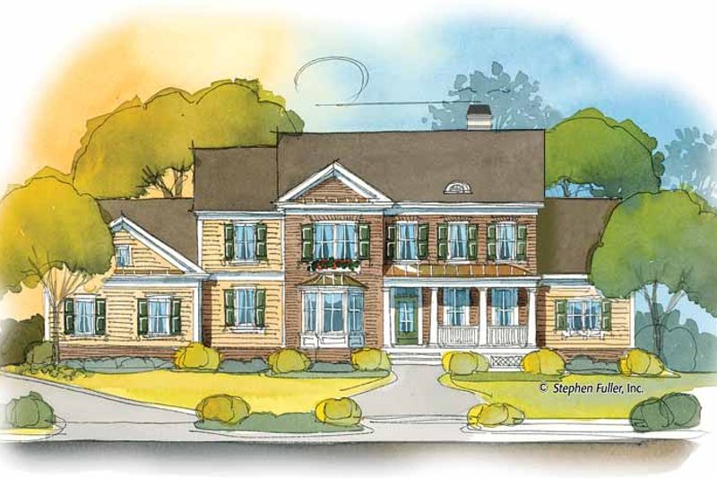 House Plan Design - Country Exterior - Front Elevation Plan #429-392