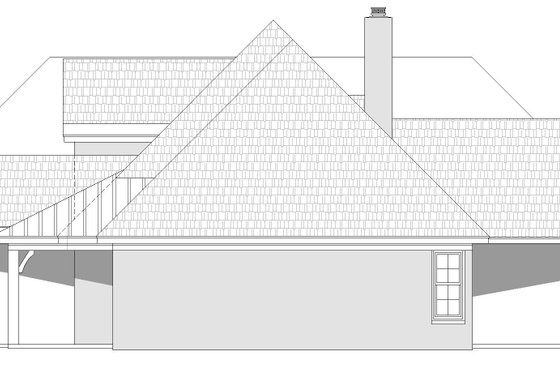 Exterior - Other Elevation 1 for Country House Plan #932-64 - 3 bed, 2.5 bath