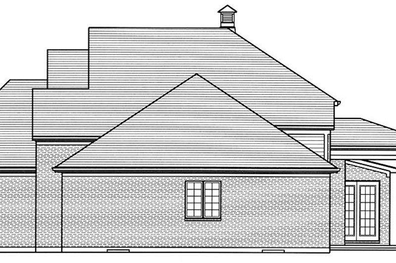 Architectural House Design - Exterior - Other Elevation for Traditional House Plan #46-863 - 4 bed, 3.5 bath